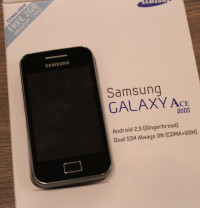 Black Samsung Galaxy Ace Duos