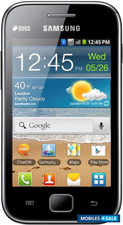 Matelic Black Samsung Galaxy Ace Duos