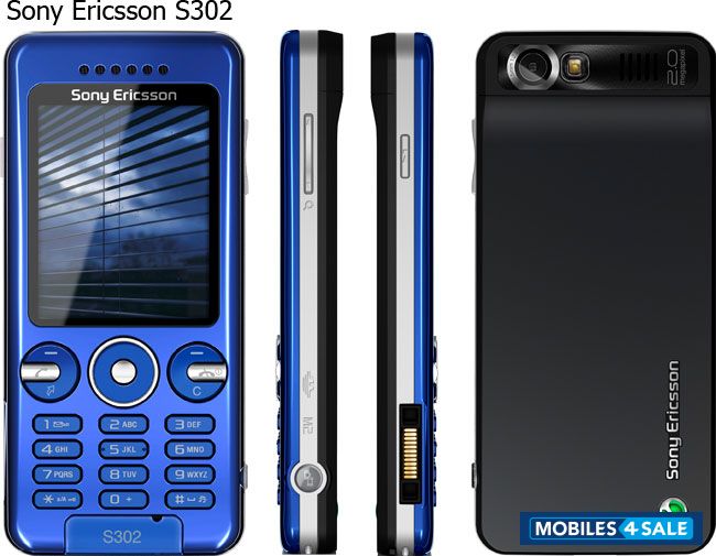 Blue Sony Ericsson S302