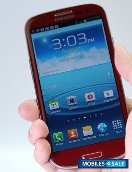 Red Samsung Galaxy S3