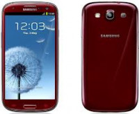 Red Samsung Galaxy S3