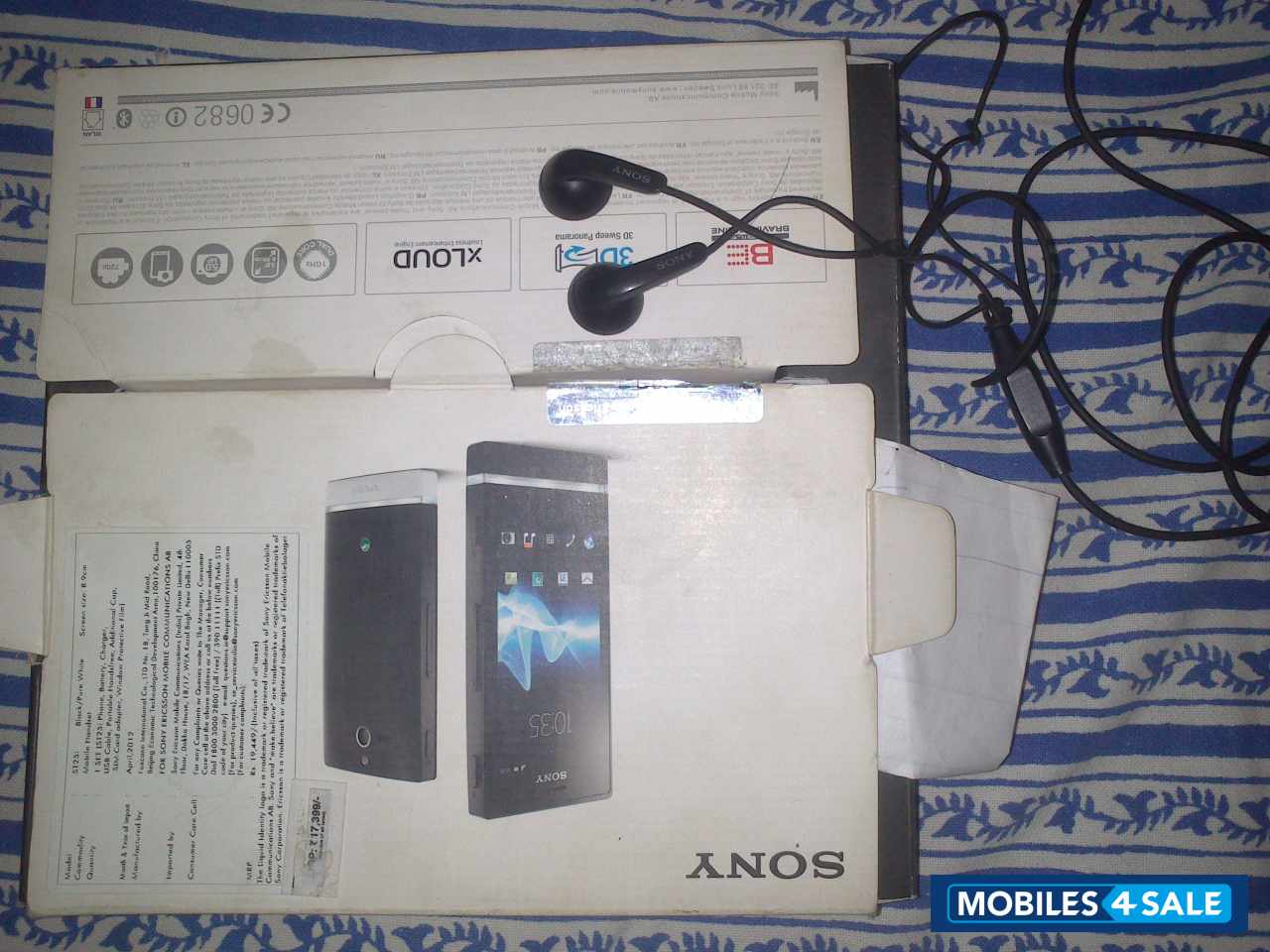 Black Sony Xperia U Black Sony Xperia U