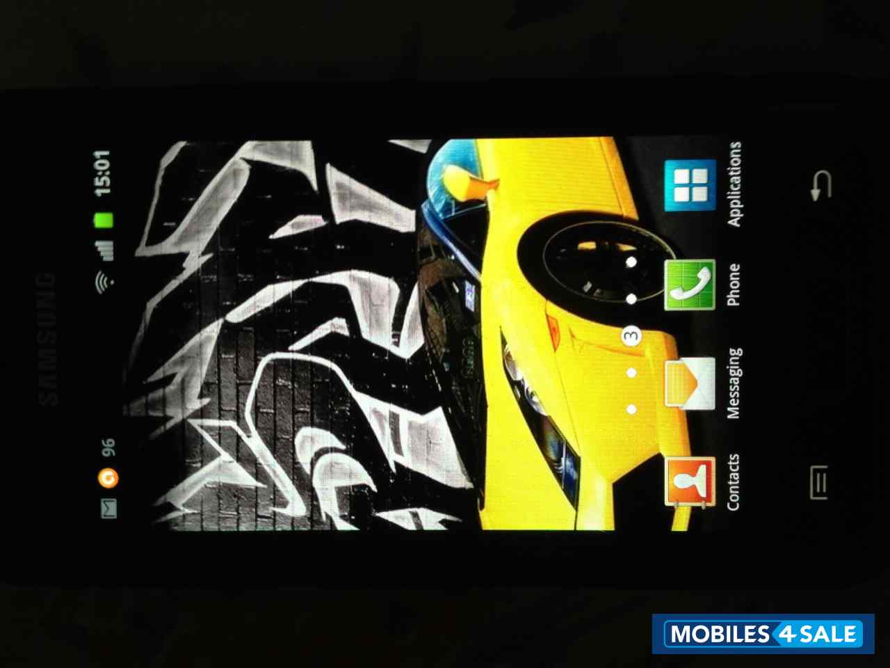 Black Samsung Galaxy S Advance I9070