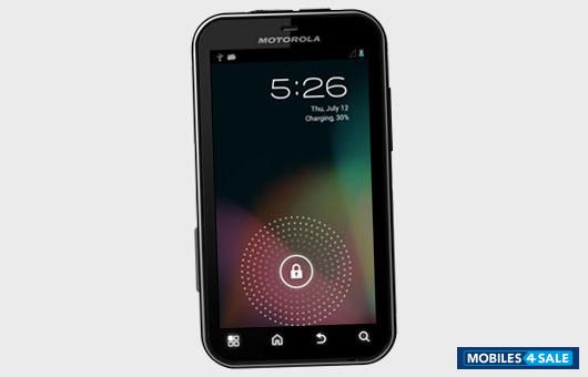 Black Motorola Defy Plus