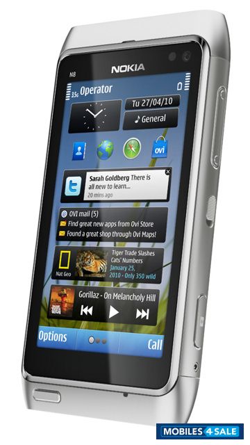 Silver Nokia N8