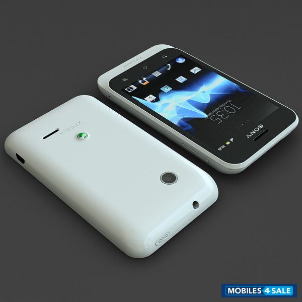 White Sony Xperia tipo