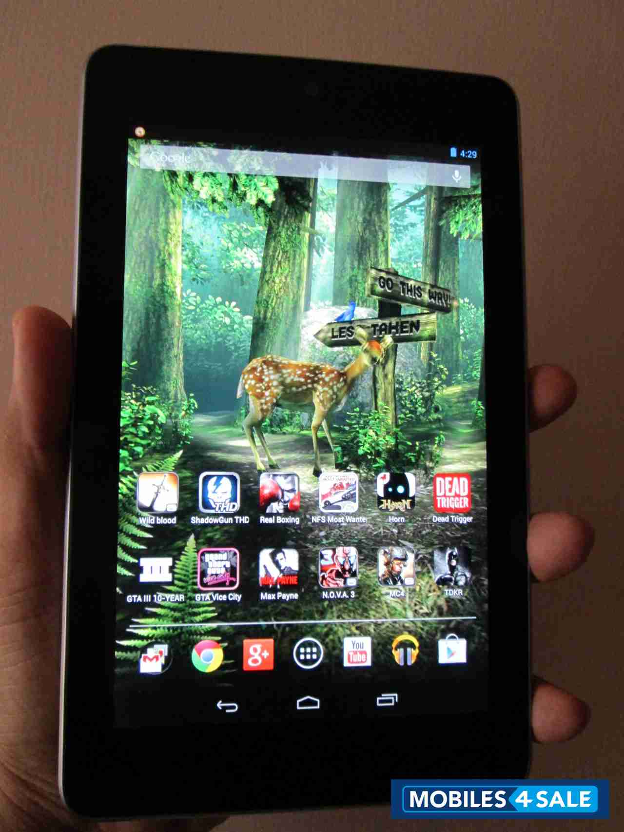 Black Asus Google Nexus 7 3G