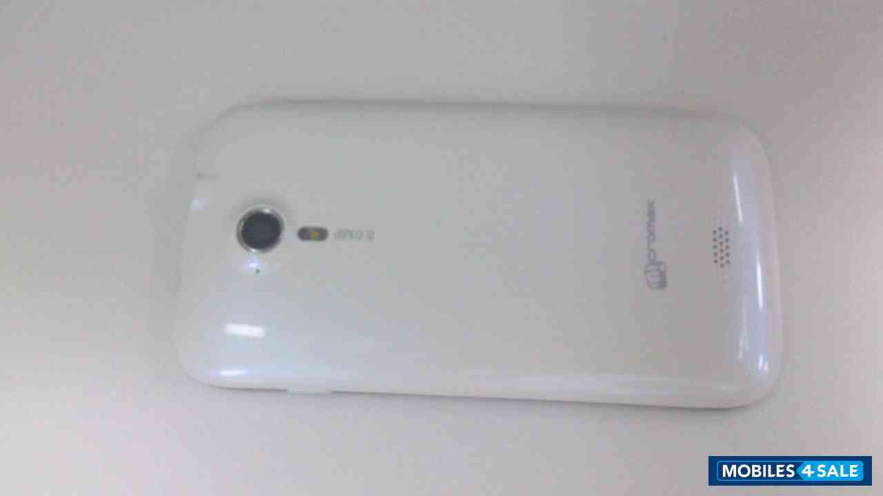 White & Black Micromax Canvas HD A116