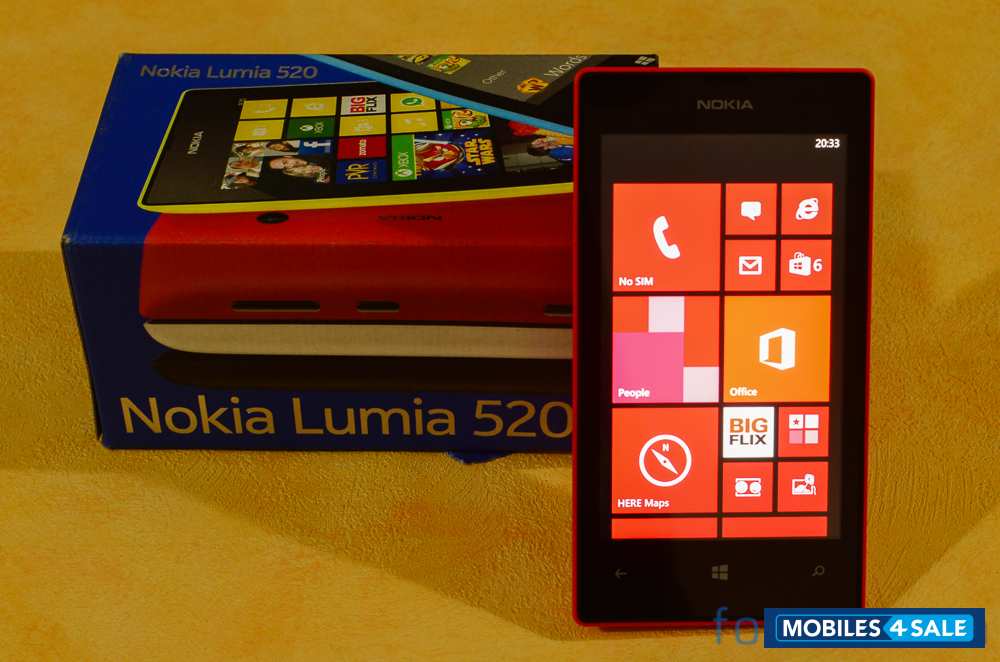 Red Nokia Lumia