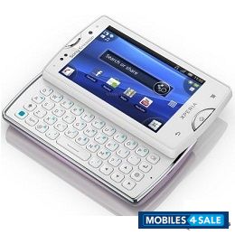 White Sony Xperia mini pro