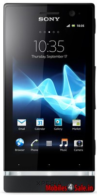 Black Sony Xperia U