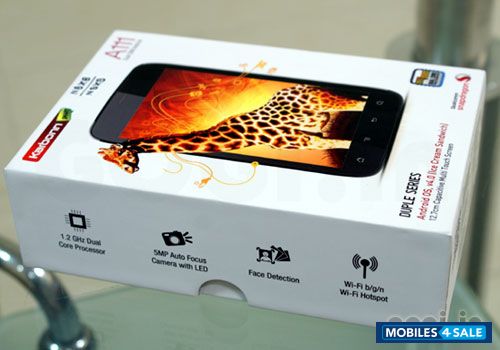 Black & White Karbonn A111 Smart