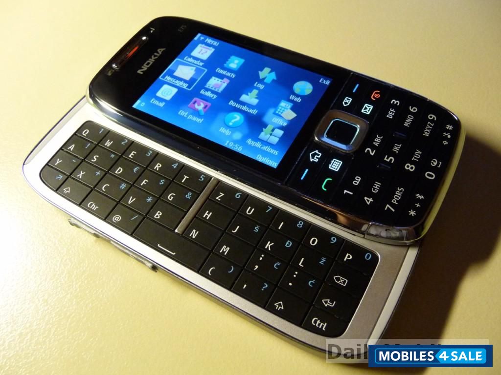 Black Silver Nokia E75