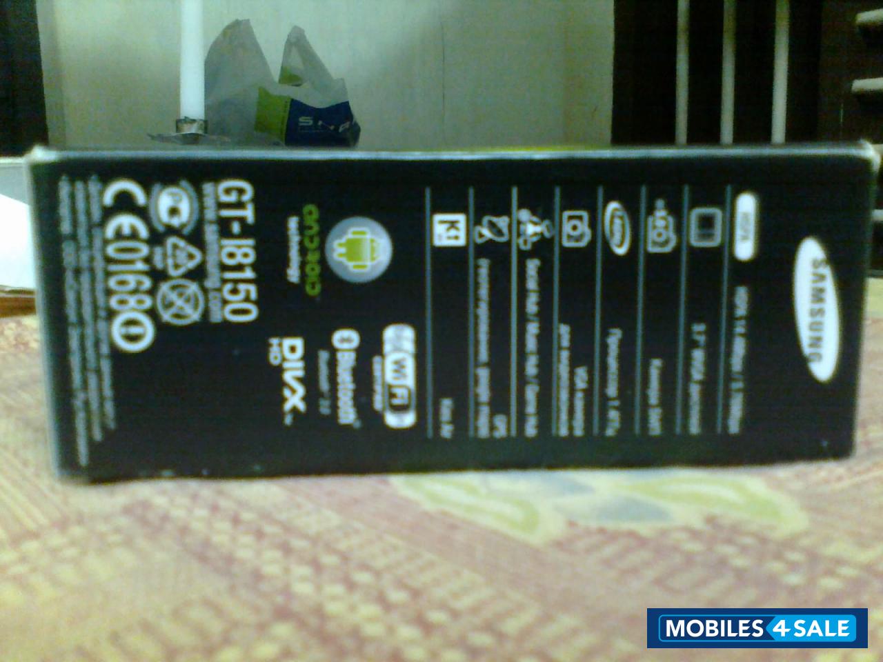 Black Samsung Galaxy W I8150