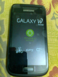 Black Samsung Galaxy W I8150