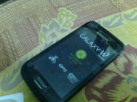 Black Samsung Galaxy W I8150