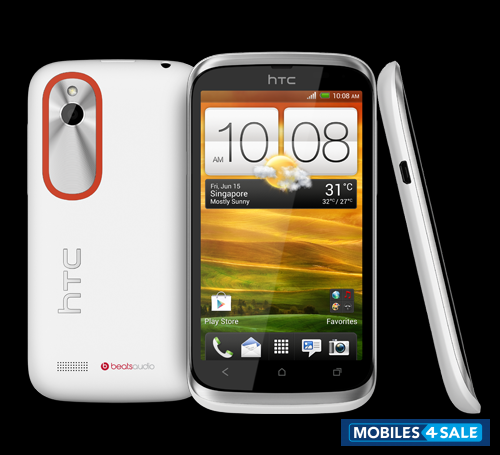 White HTC Desire V