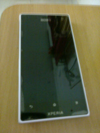 White Sony Xperia acro S