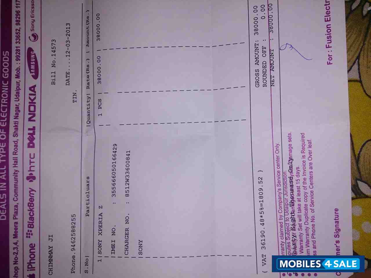 Black Sony Xperia Z Black Sony Xperia Z