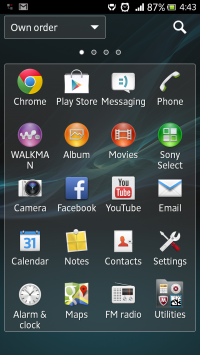 Black Sony Ericsson Xperia ion