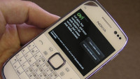 White Nokia E6 Touch n Type