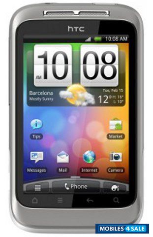 White HTC Wildfire S