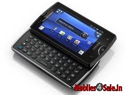 Black Sony Xperia mini pro