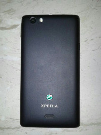 Black Sony Xperia miro