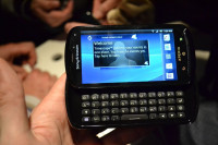 Black Sony Ericsson Xperia pro