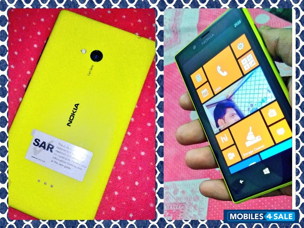 Yellow Nokia Lumia 720