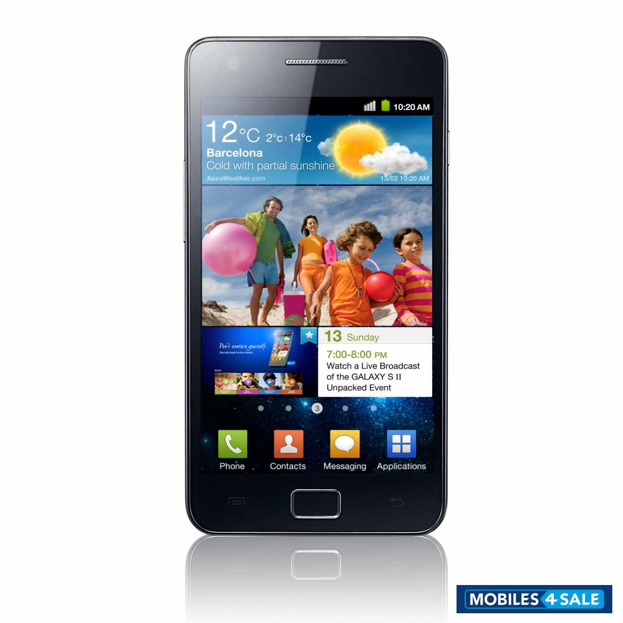 Black Samsung Galaxy S2