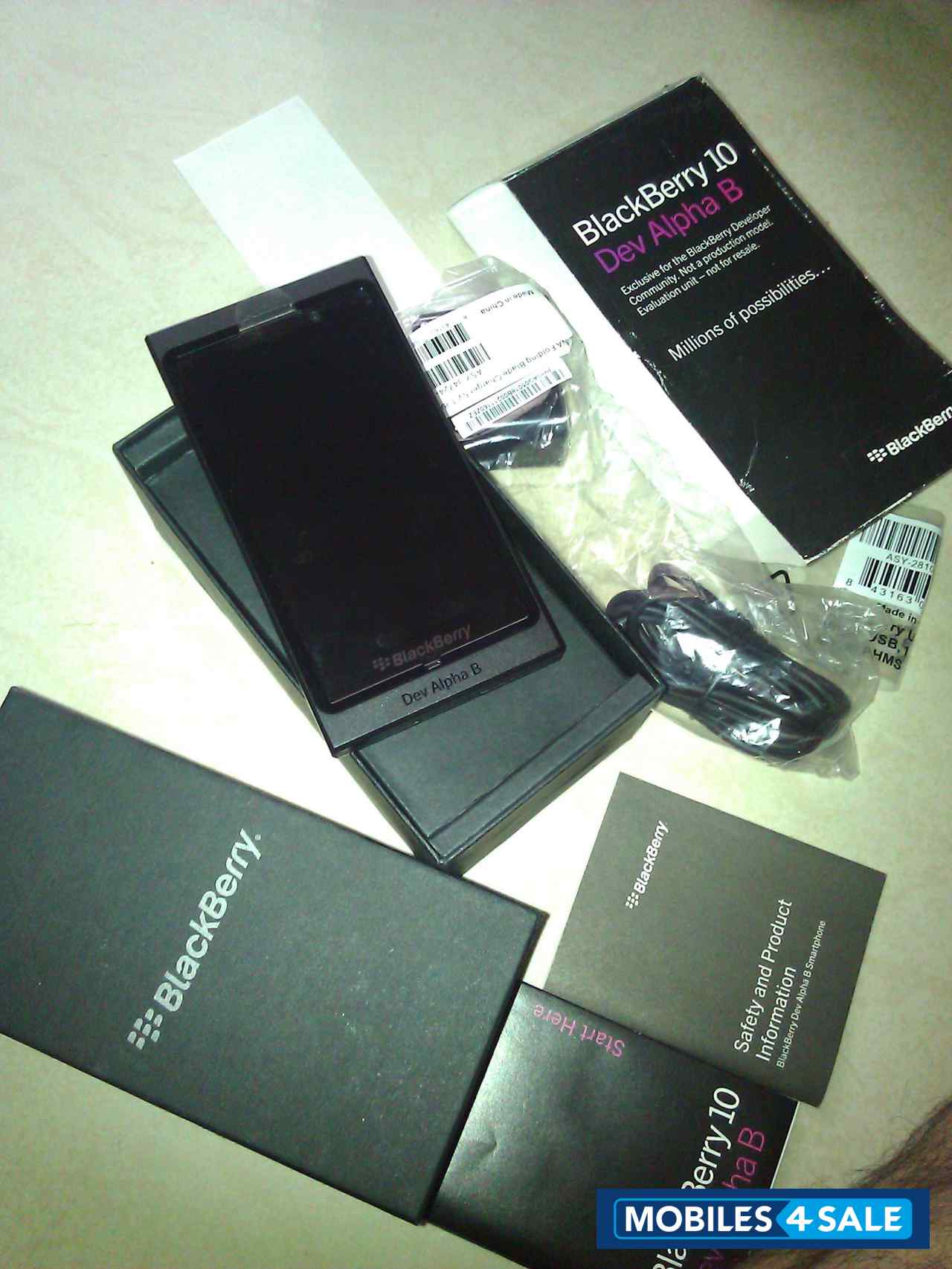 Black BlackBerry Z10