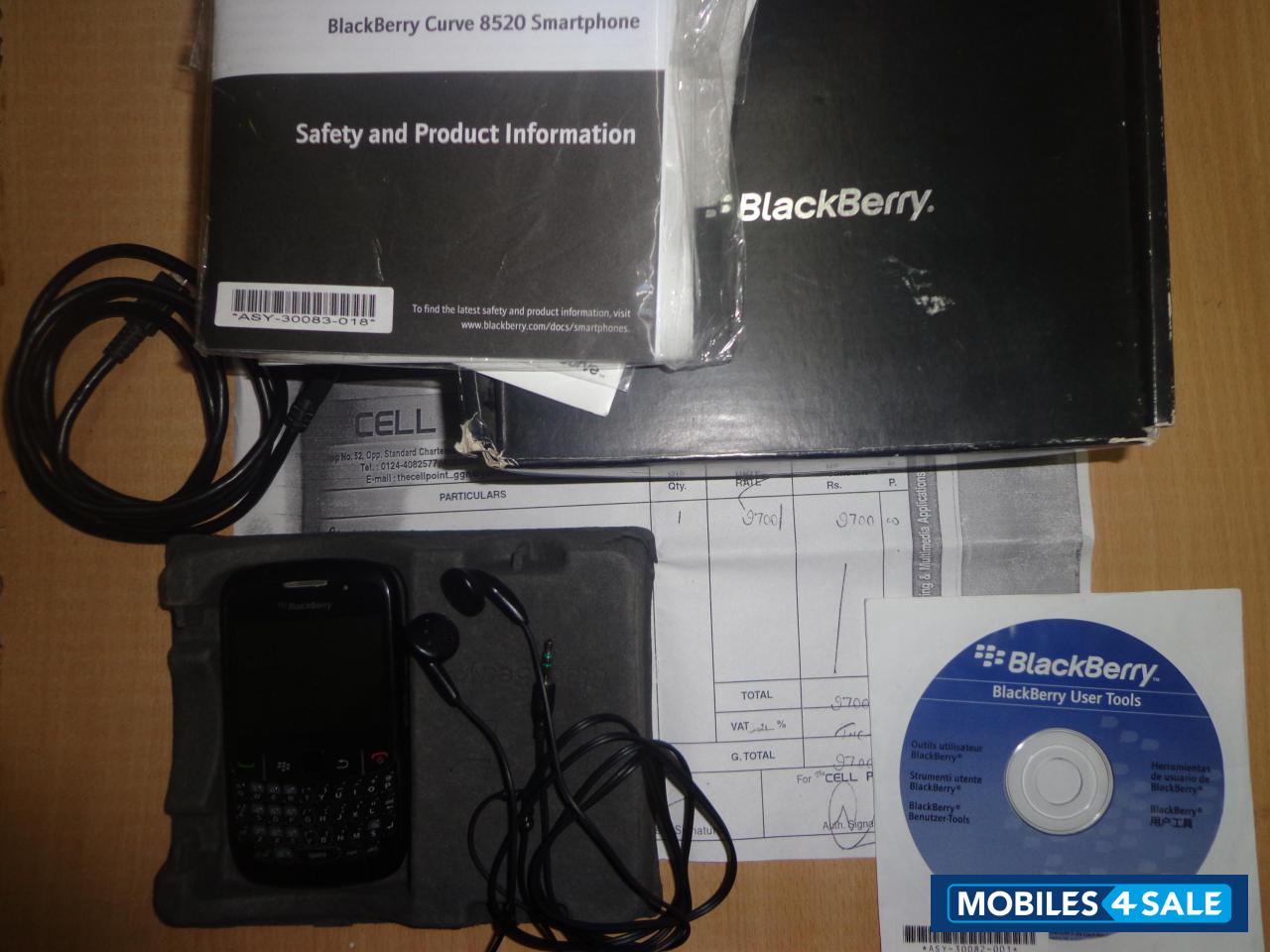 Black BlackBerry Curve 8520 Black BlackBerry Curve 8520