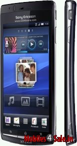 Black Sony Xperia arc S