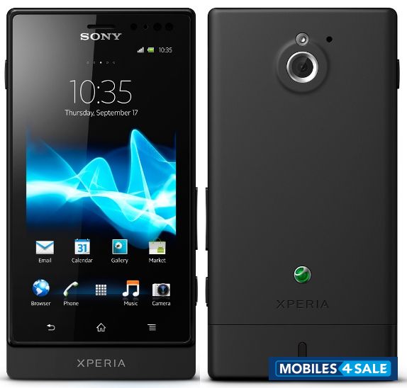 Black Sony Ericsson Xperia sola