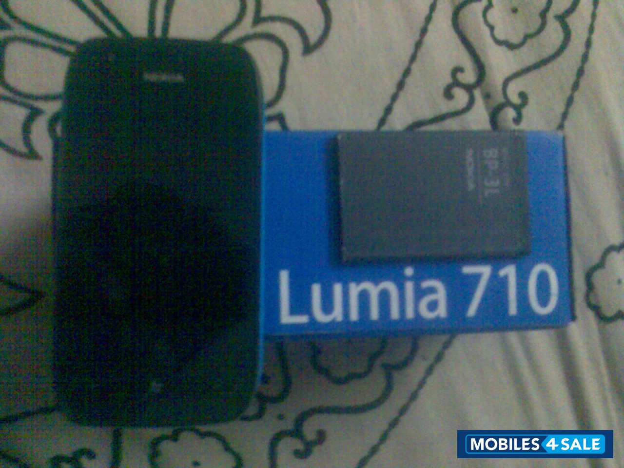 Blue Nokia Lumia 710