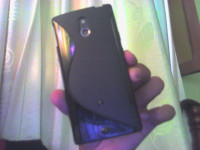 Black Sony Xperia P