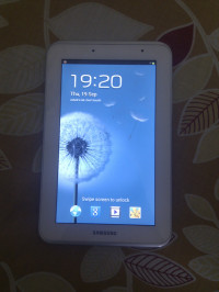 White Samsung Galaxy Tab2 P3110