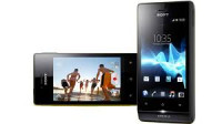 Black Sony Xperia miro