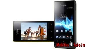 Black Sony Xperia miro