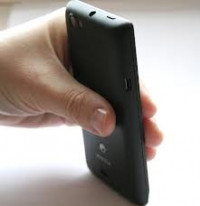 Black Sony Xperia miro