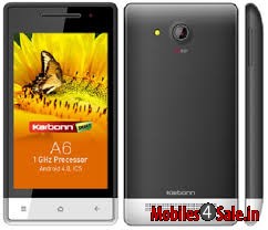 Black-in-white Karbonn A6