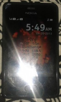 Black Nokia Asha 501