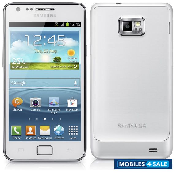 White Samsung Galaxy S2 Plus