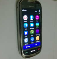 Metallic Grey And Silver Nokia C7