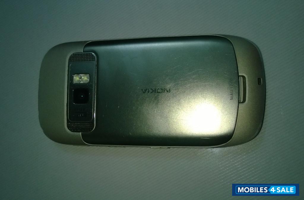 Metallic Grey And Silver Nokia C7