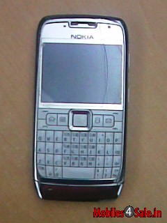 white and steel Nokia E70