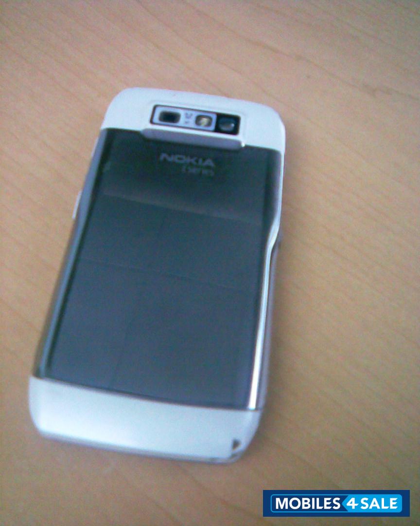 white and steel Nokia E70