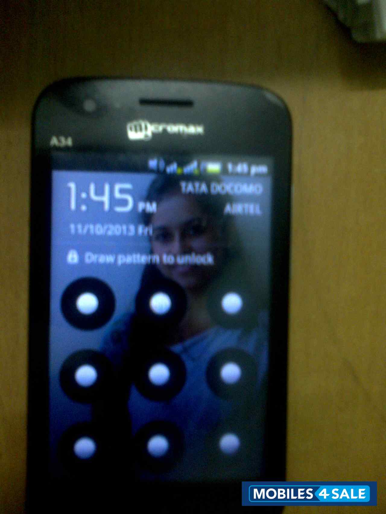 Black Micromax Bolt A34