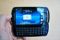 Black Sony Ericsson Xperia pro
